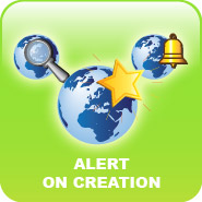 configurer et recevoir des alertes sur la création de nom de domaine