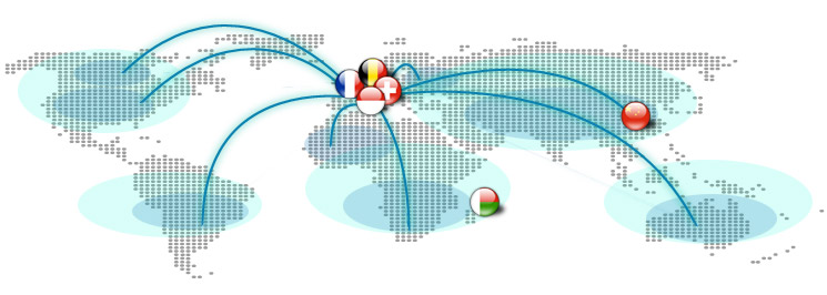 Les présences locales de Namebay dans le monde