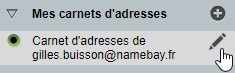 carnet d'adresse